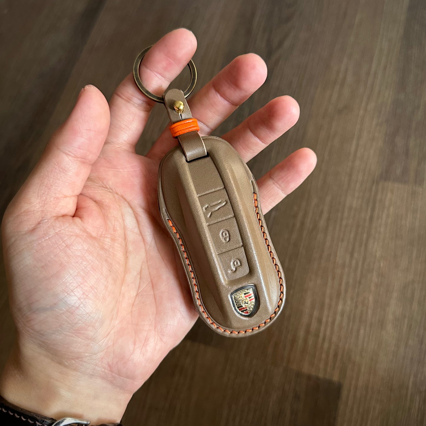 Porsche key fob cover, Buttero Leather