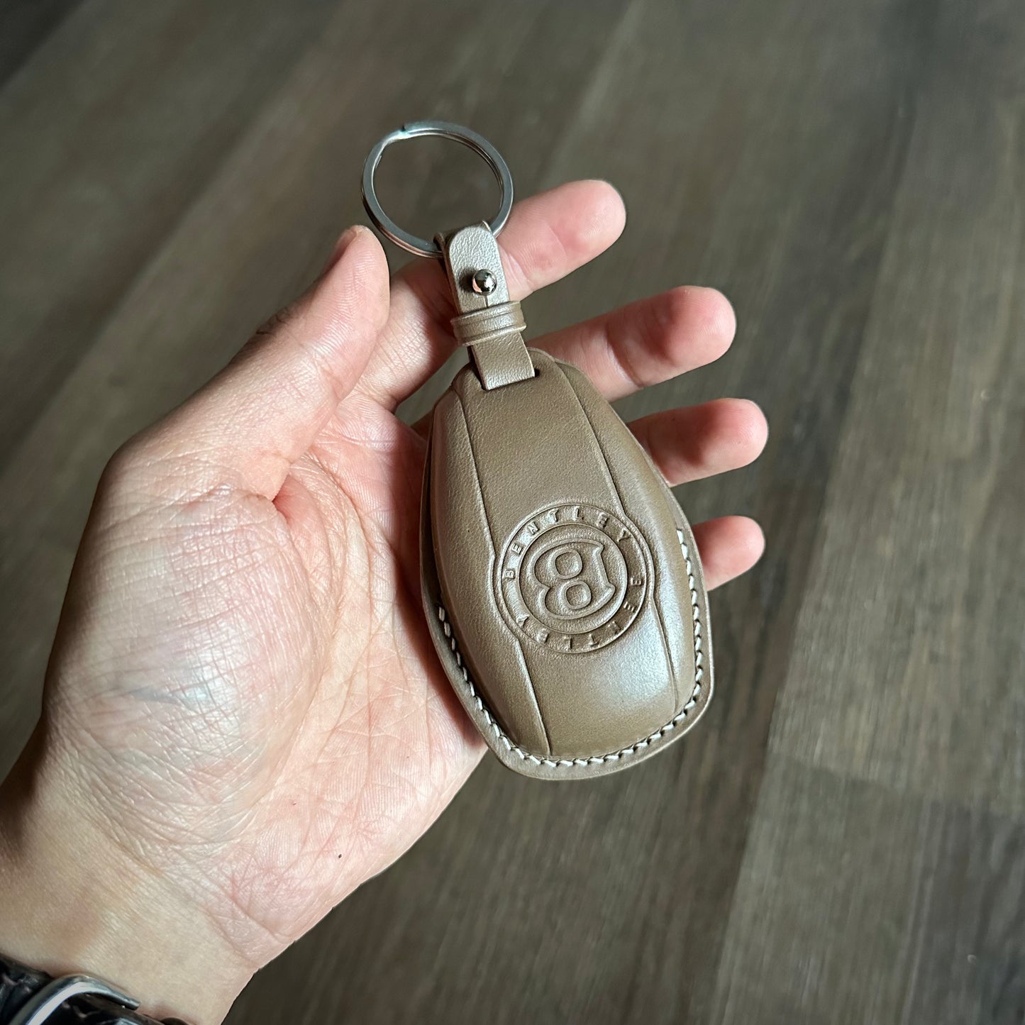 Bentley key fob cover, key case, Buttero Leather