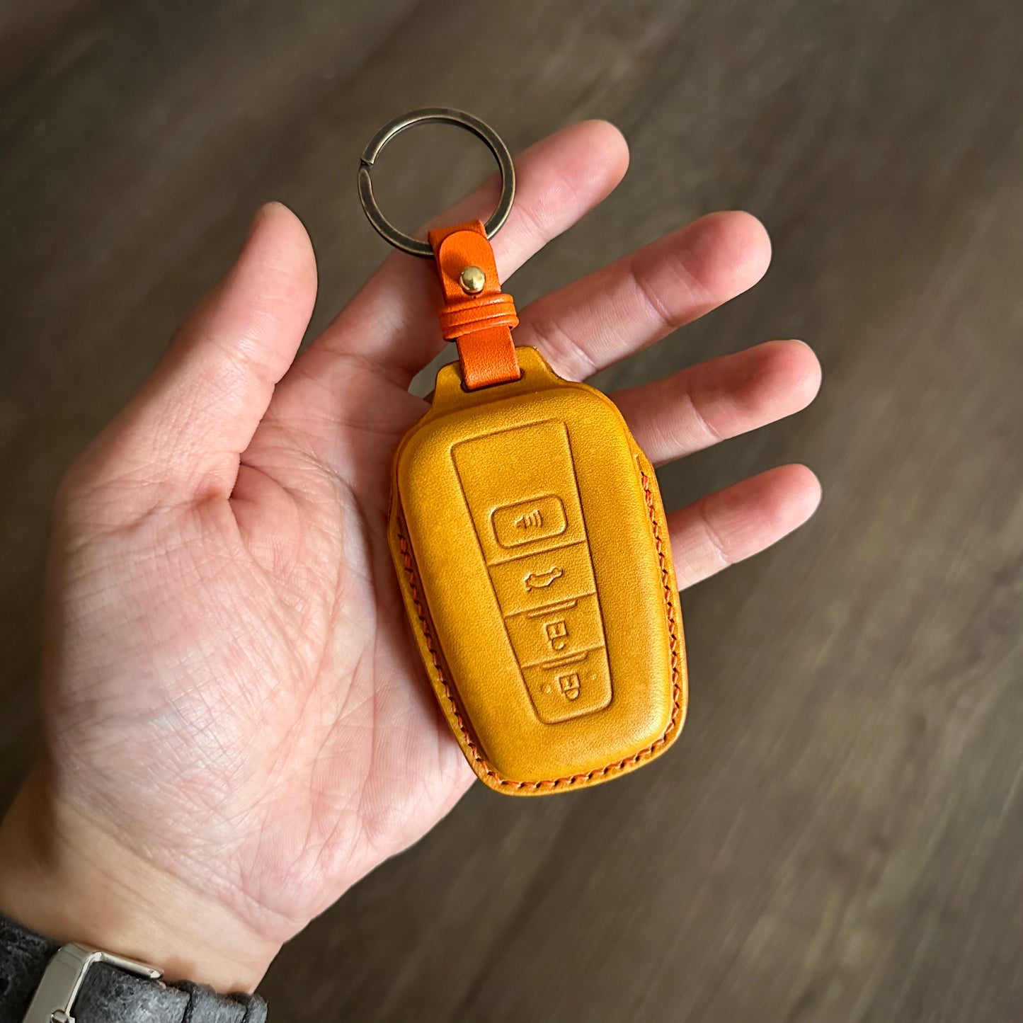 Toyota key fob cover, Buttero Leather