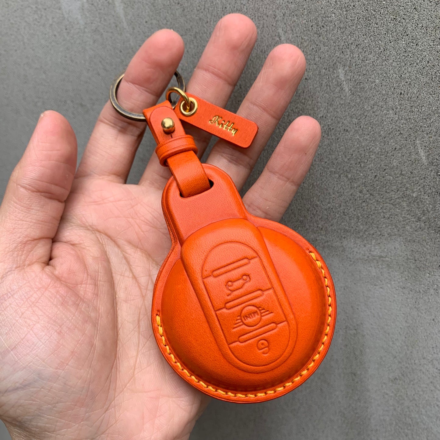 Mini Cooper key case, Buttero Leather