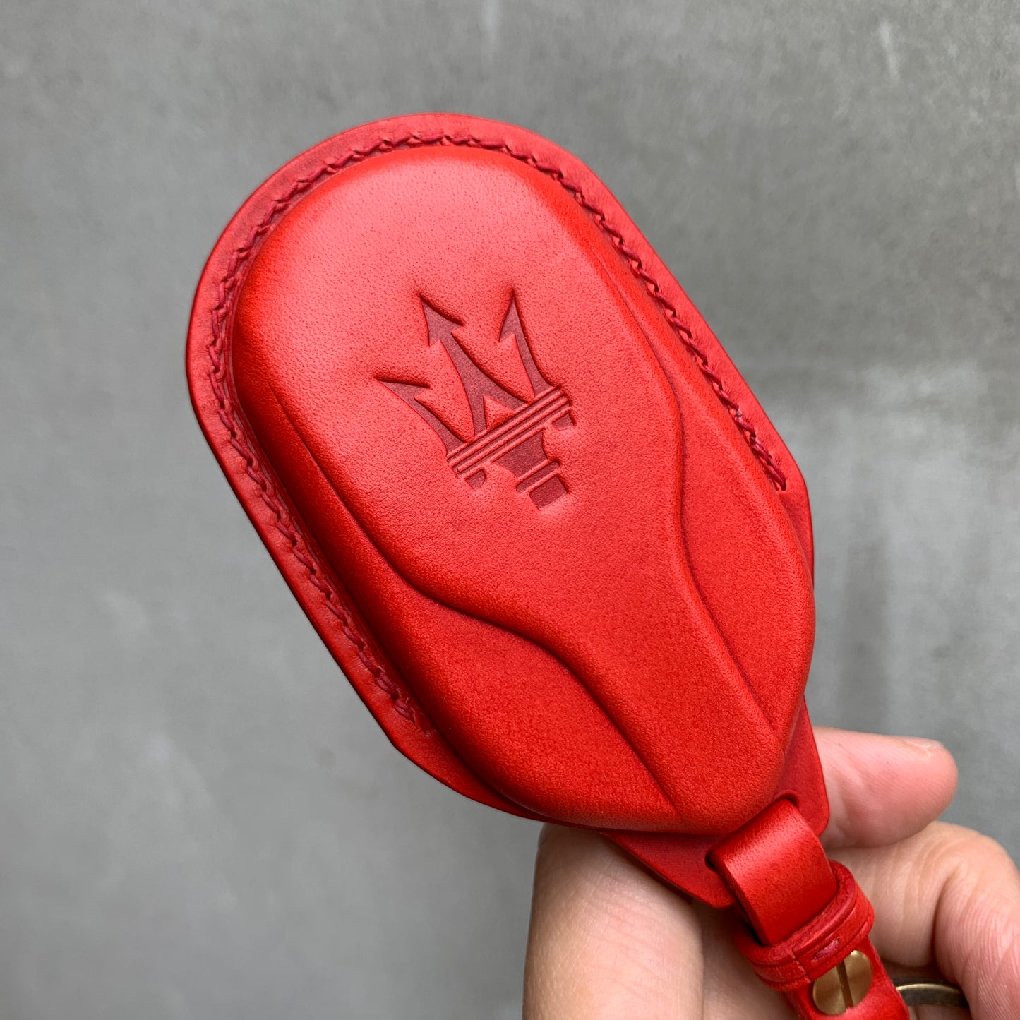 Maserati key fob cover, Buttero Leather