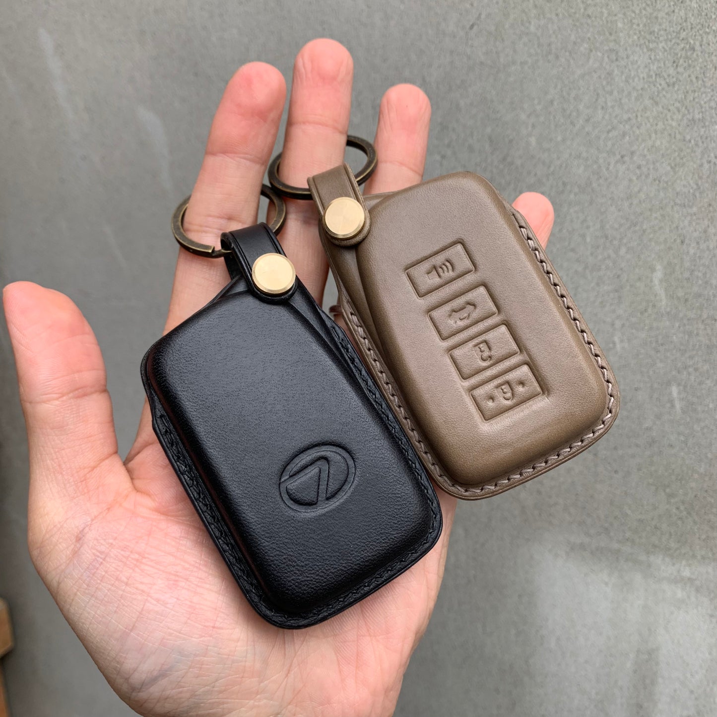 Lexus key fob cover, Buttero Leather key case