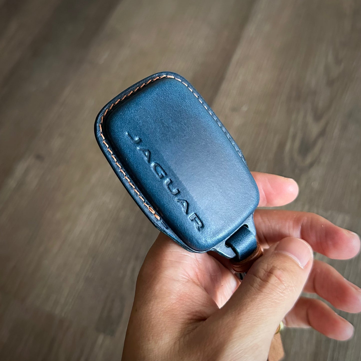 Jaguar key fob cover, Buttero Leather
