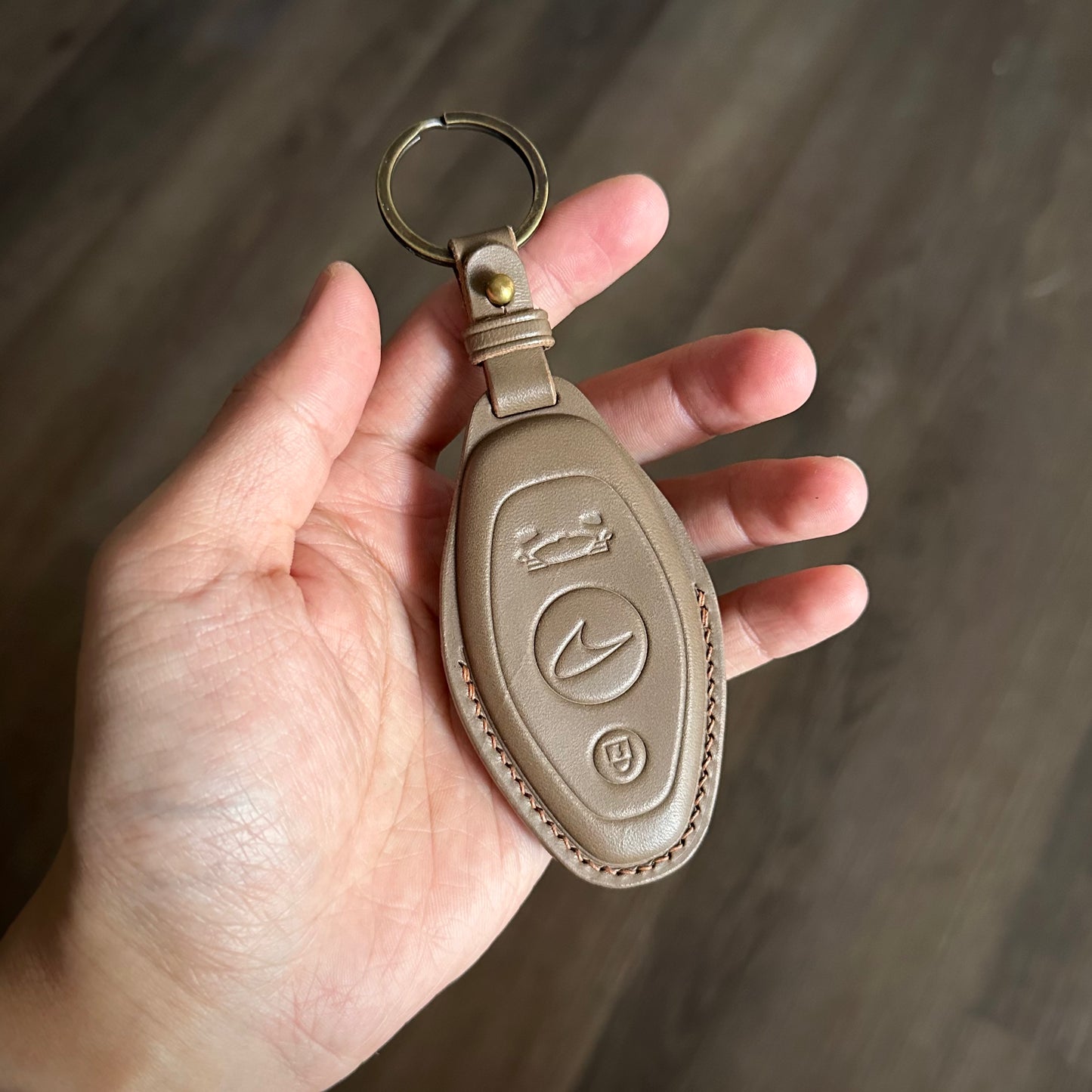 McLaren key fob cover, key case, Buttero Leather