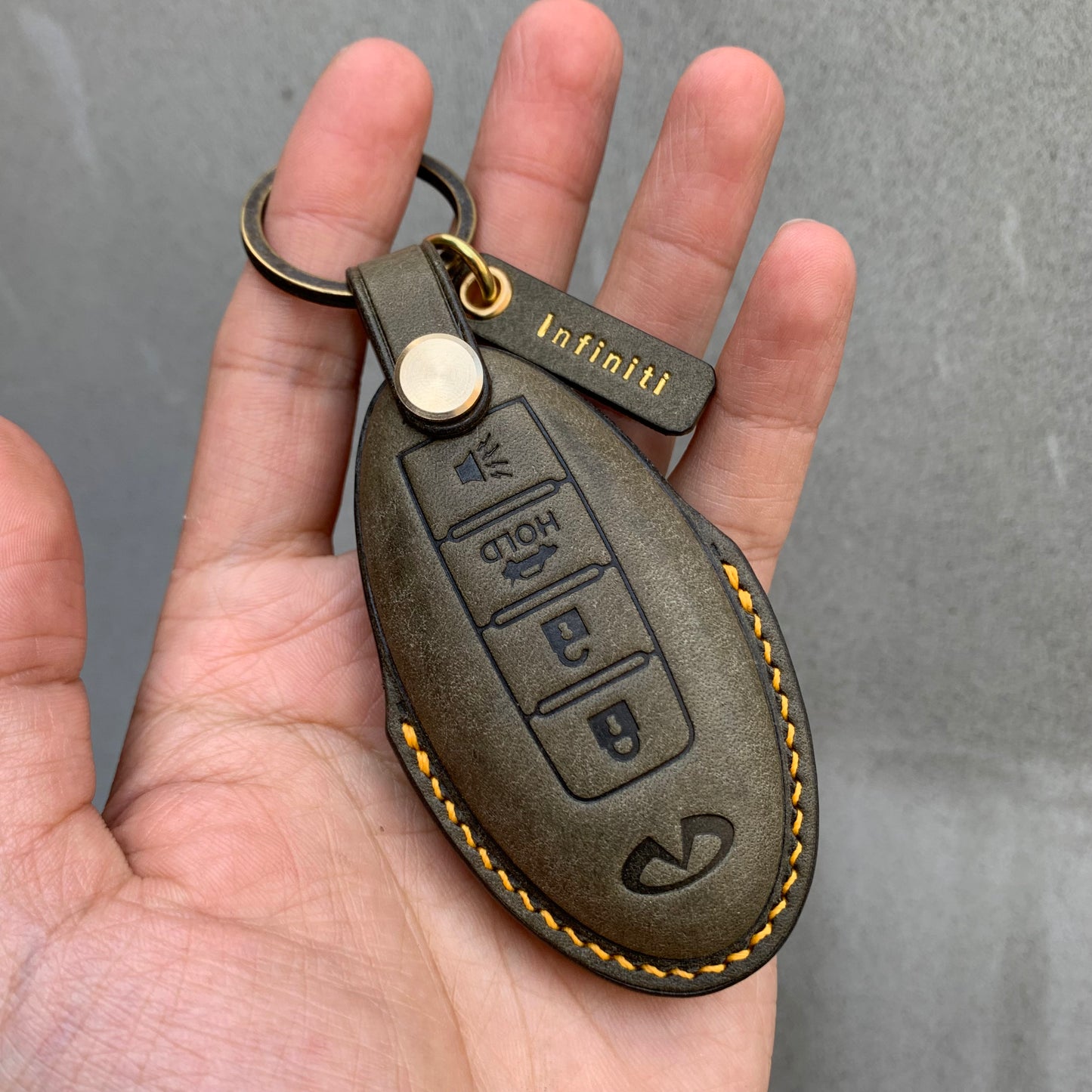 Infiniti key case, Pueblo leather
