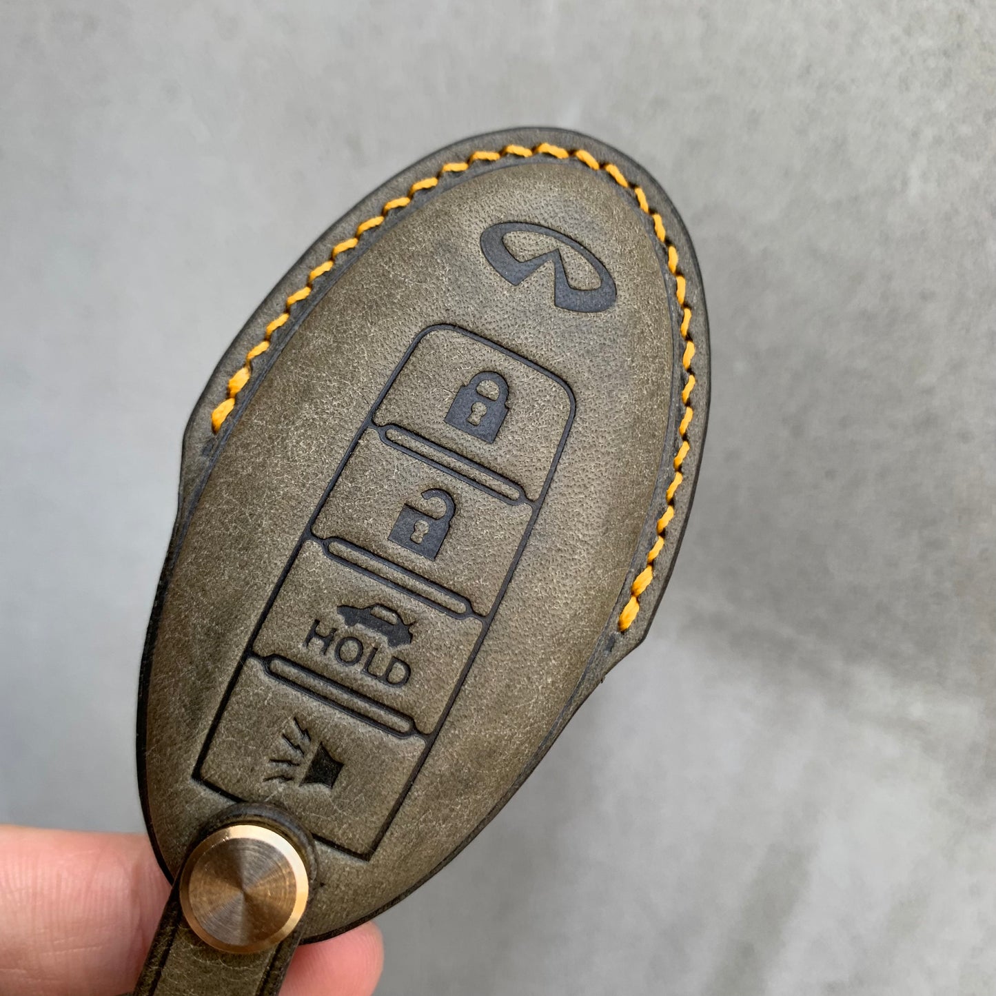 Infiniti key case, Pueblo leather