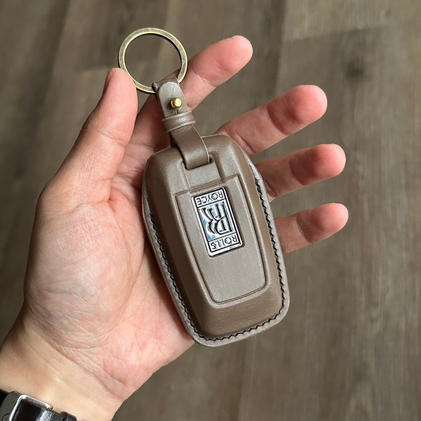 Rolls Royce key fob cover, key case,Buttero Leather