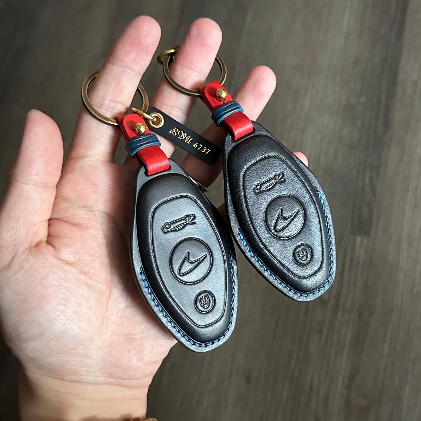 McLaren key fob cover, key case, Buttero Leather