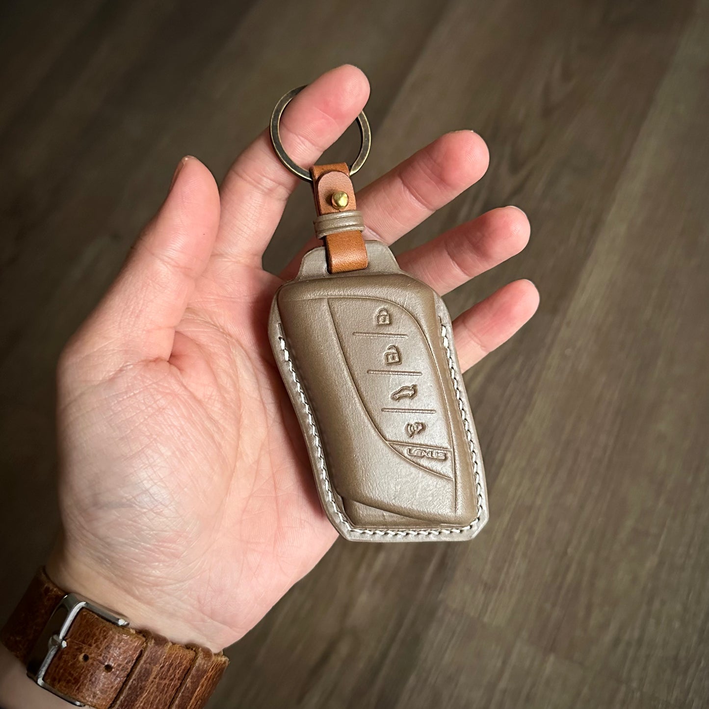 Lexus key fob cover, Buttero Leather