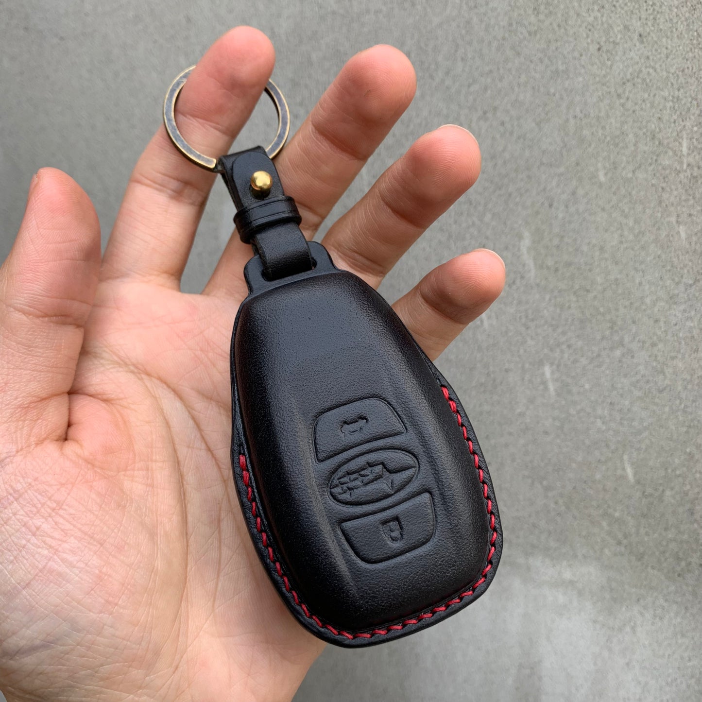 Subaru key fob cover, Buttero Leather key case