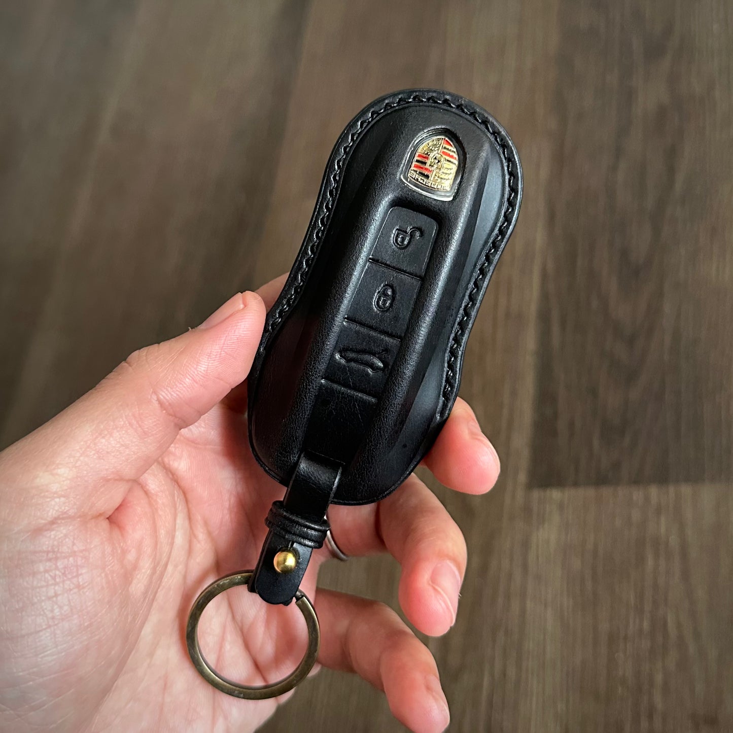 Porsche key fob cover, Buttero Leather