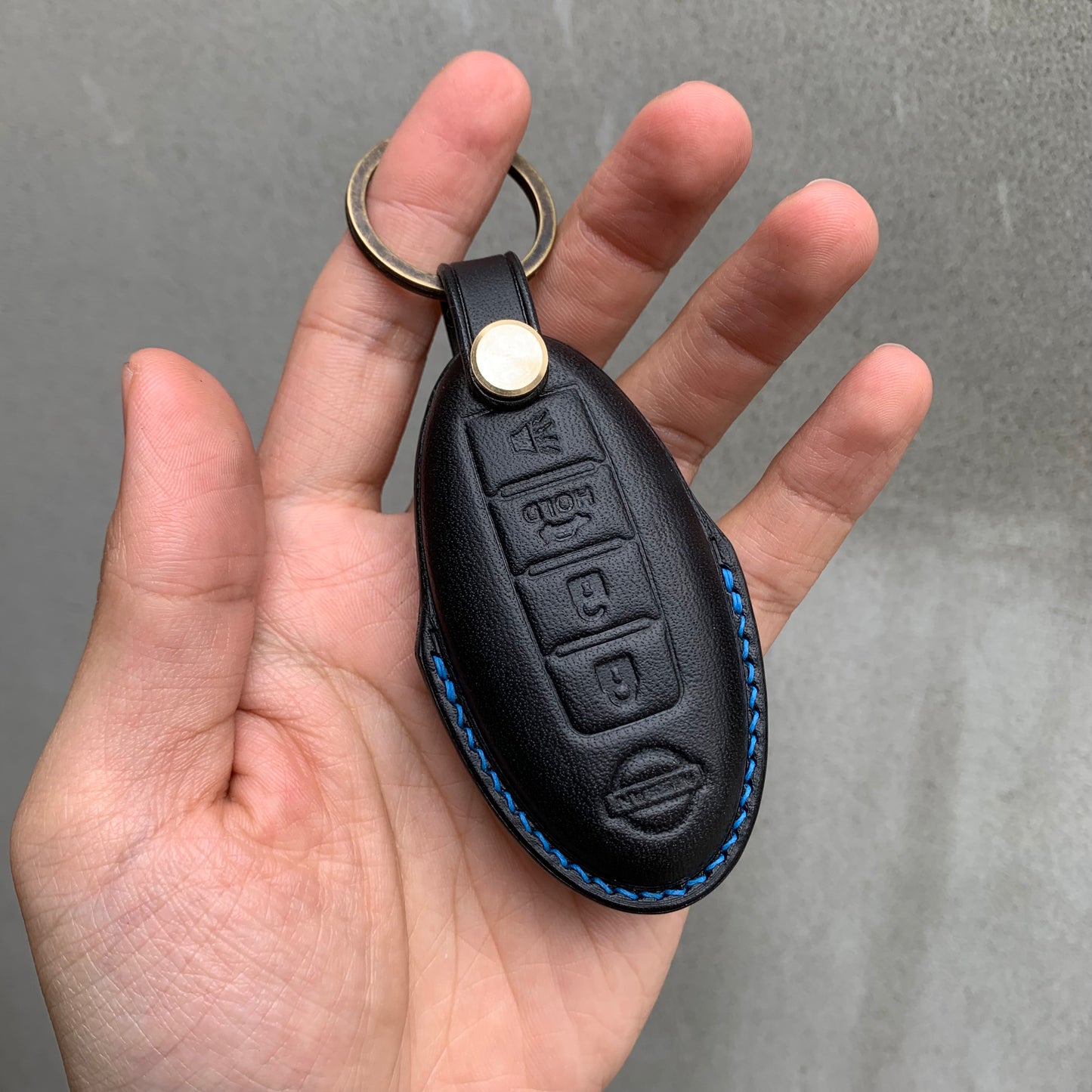 Nissan key fob cover, Buttero Leather key case