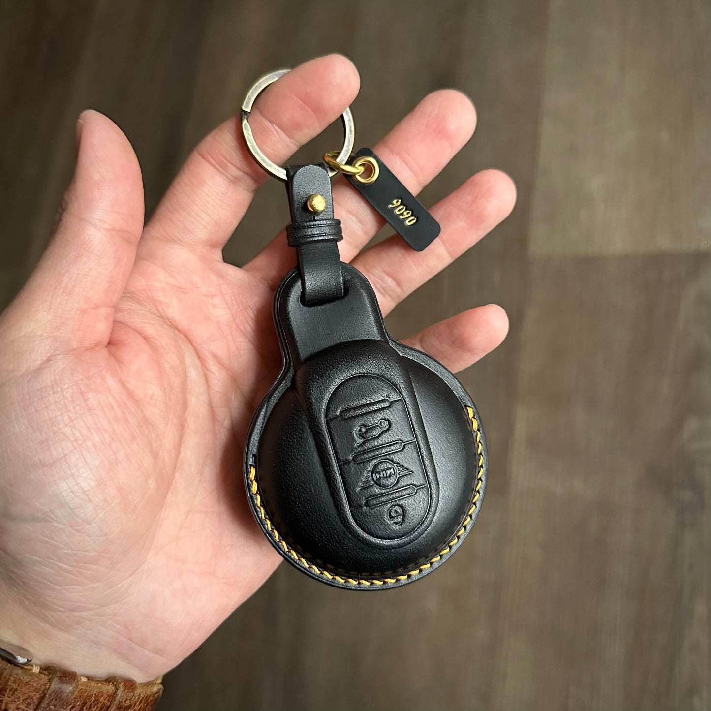 Mini Cooper key case, Buttero Leather