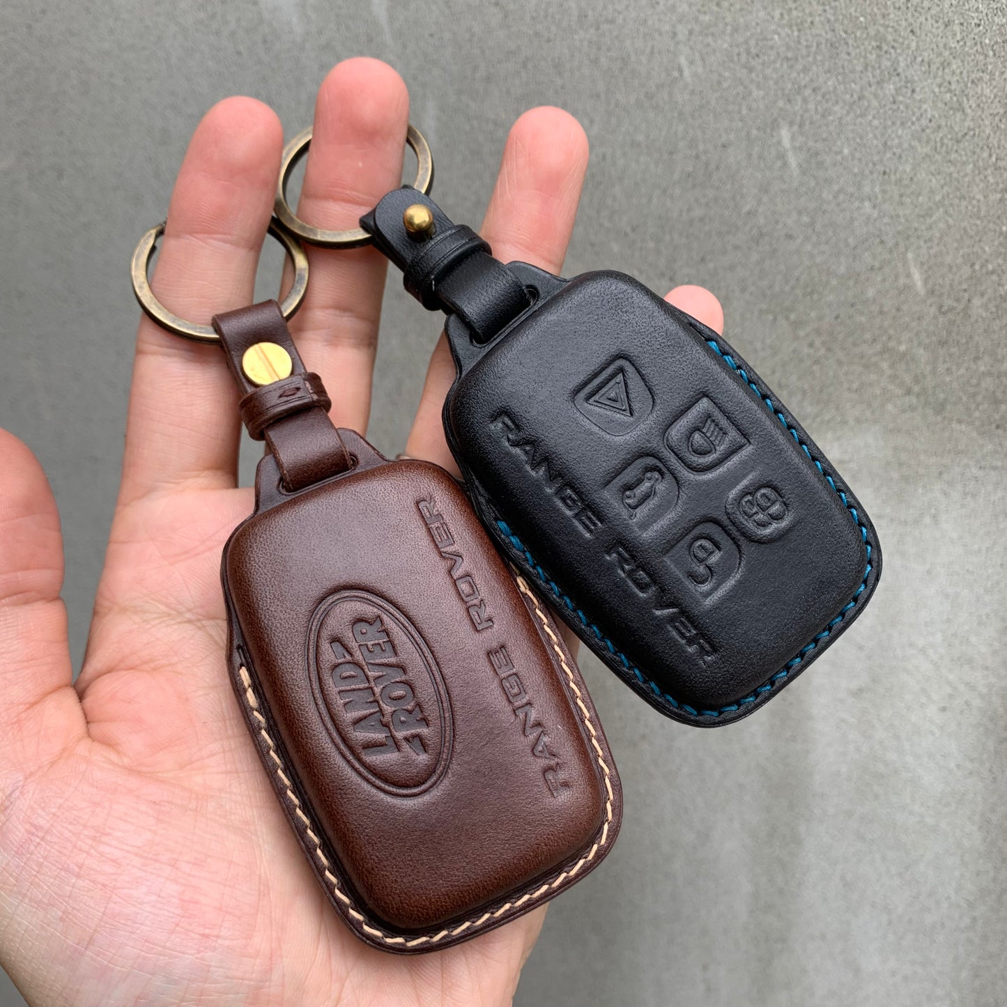 Land Rover key fob cover, Buttero Leather