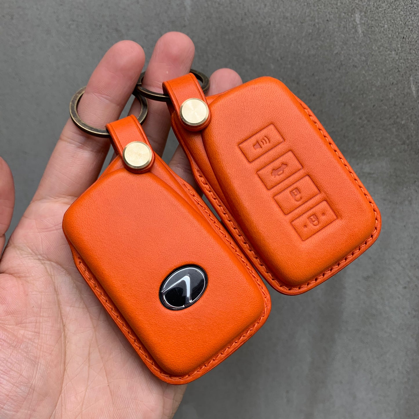 Lexus key fob cover, Buttero Leather key case
