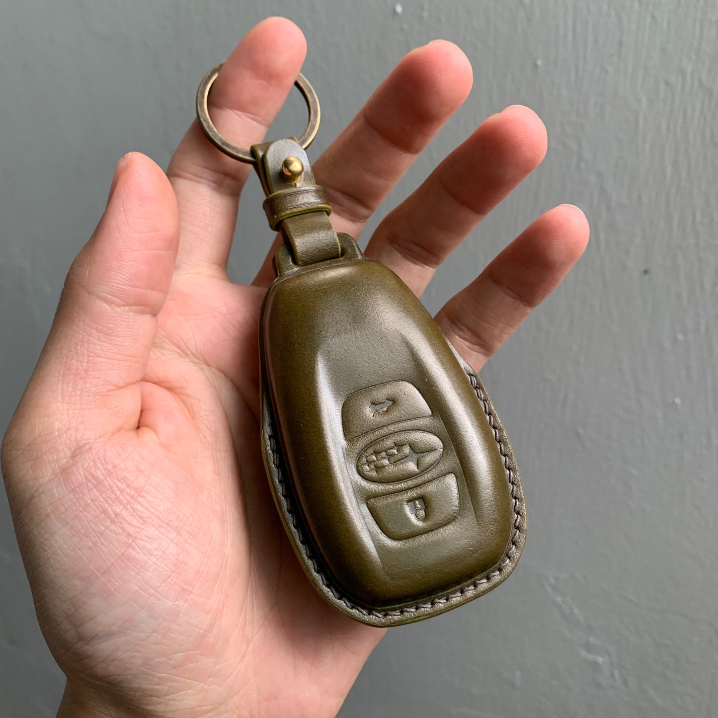 Subaru key fob cover, Shell Cordovan key case