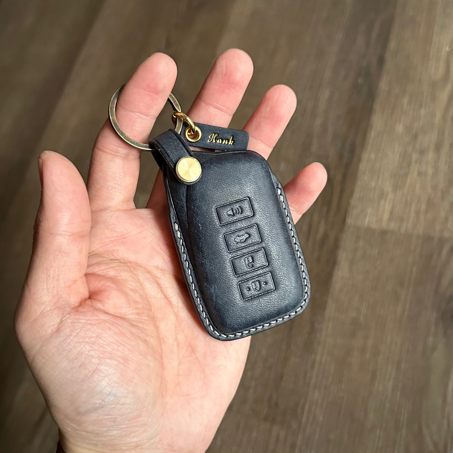 Lexus key fob cover, Pueblo leather