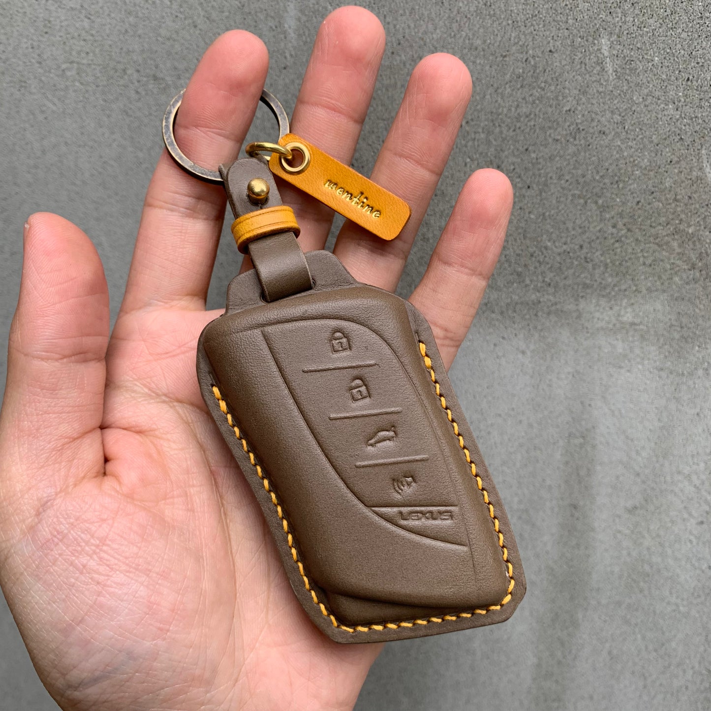 Lexus key fob cover, Buttero Leather