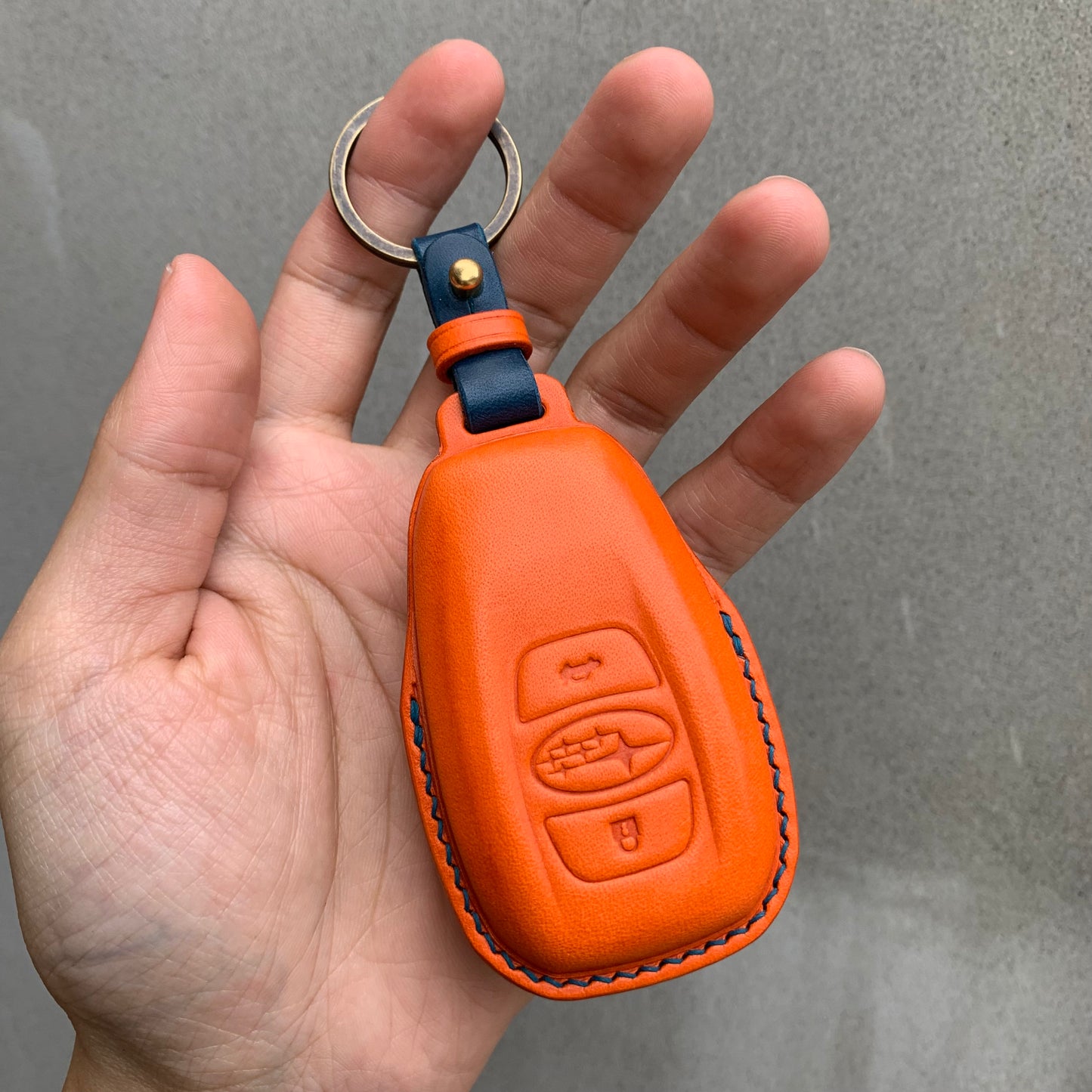Subaru key fob cover, Buttero Leather key case