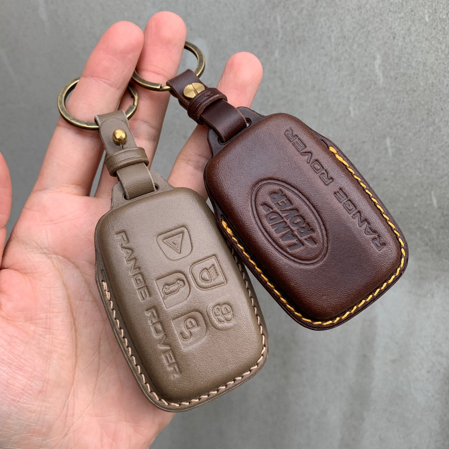 Land Rover key fob cover, Buttero Leather