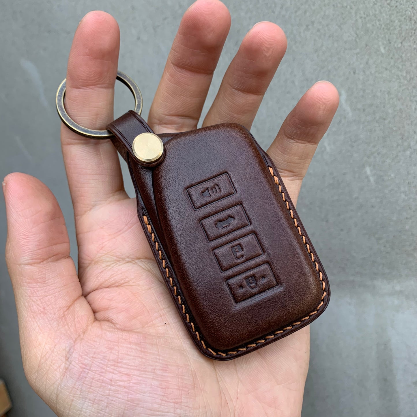 Lexus key fob cover, Buttero Leather key case