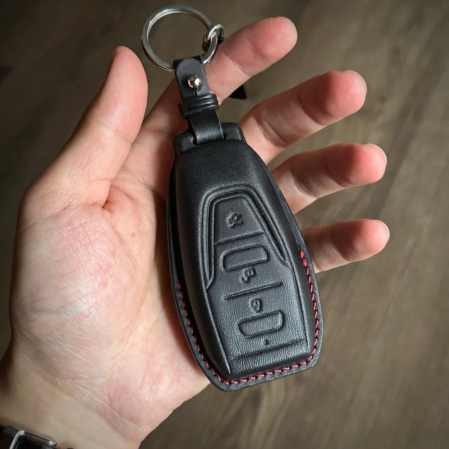 Aston Martin key fob cover, key case, Buttero Leather