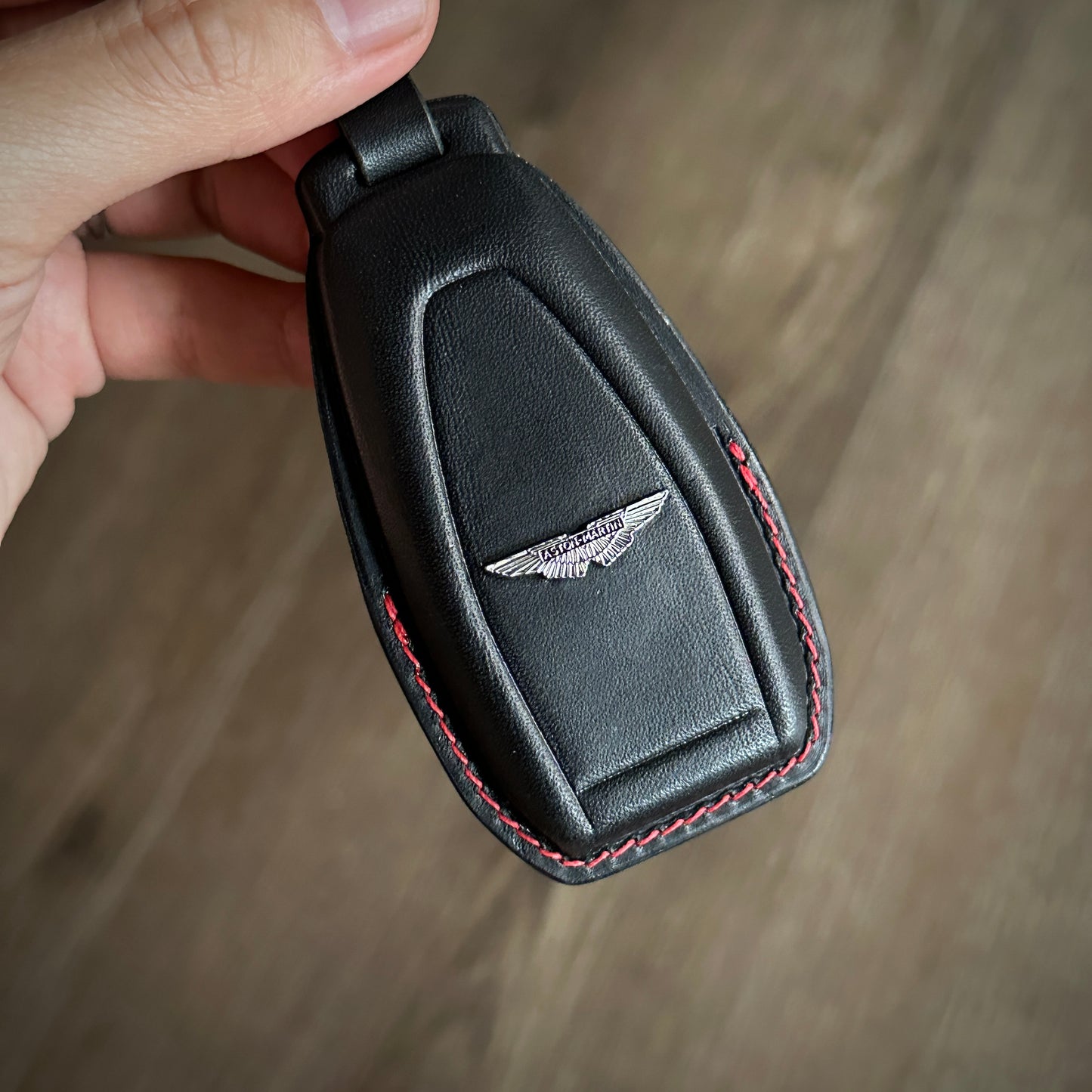 Aston Martin key fob cover, key case, Buttero Leather