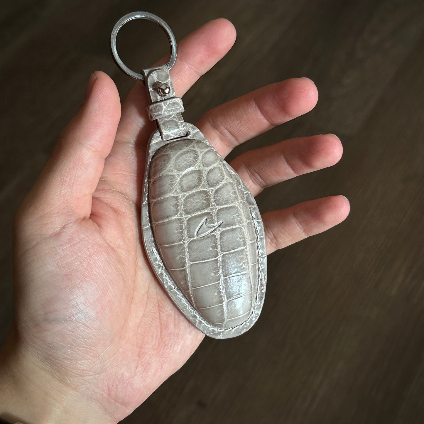 McLaren key fob cover, Crocodile leather Leather key case