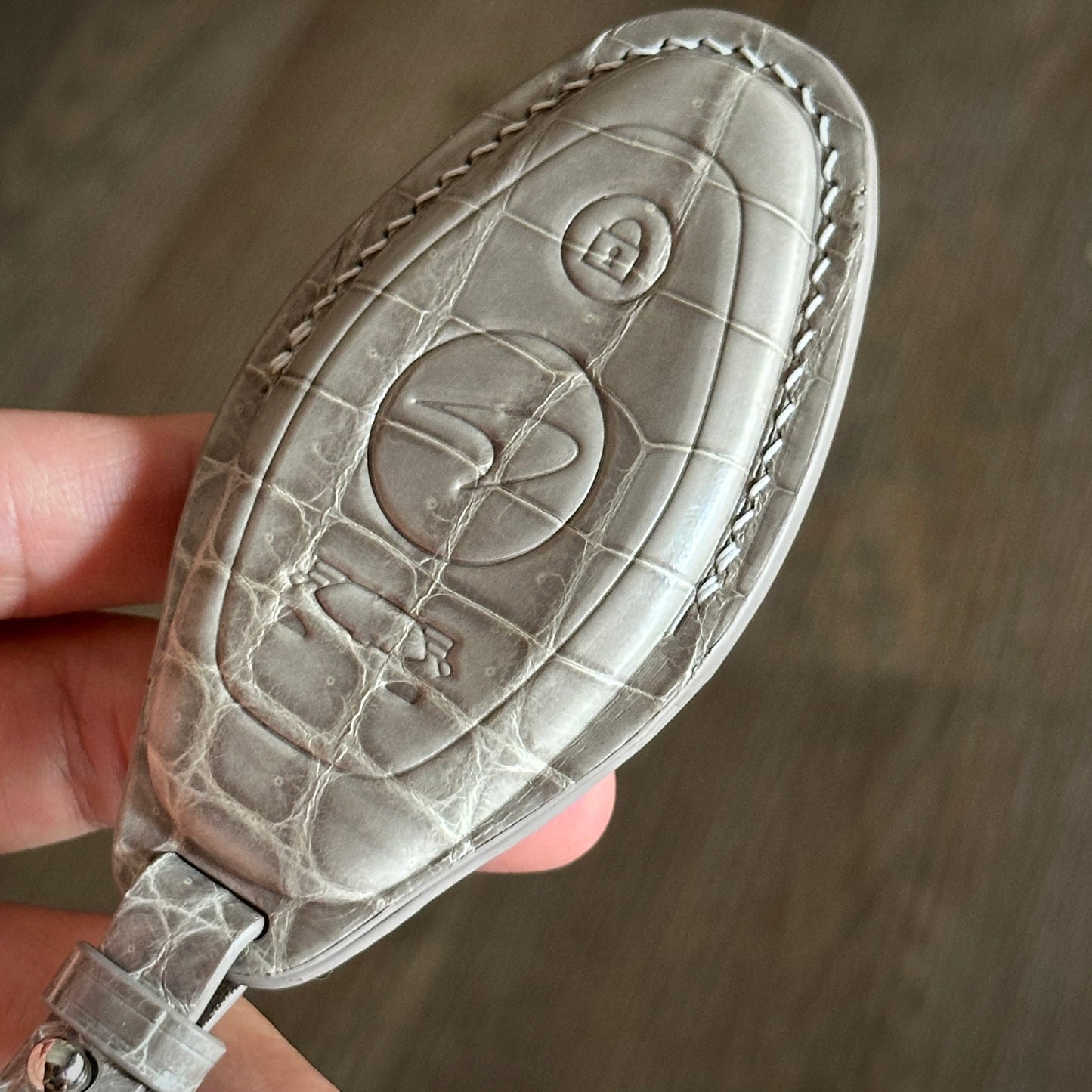McLaren key fob cover, Crocodile leather Leather key case