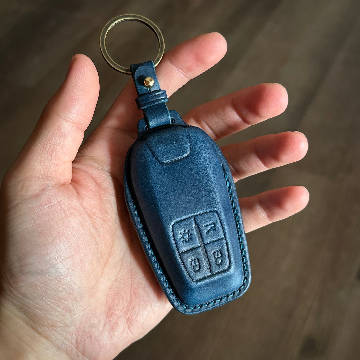 Ferrari key fob cover, key case, Buttero Leather