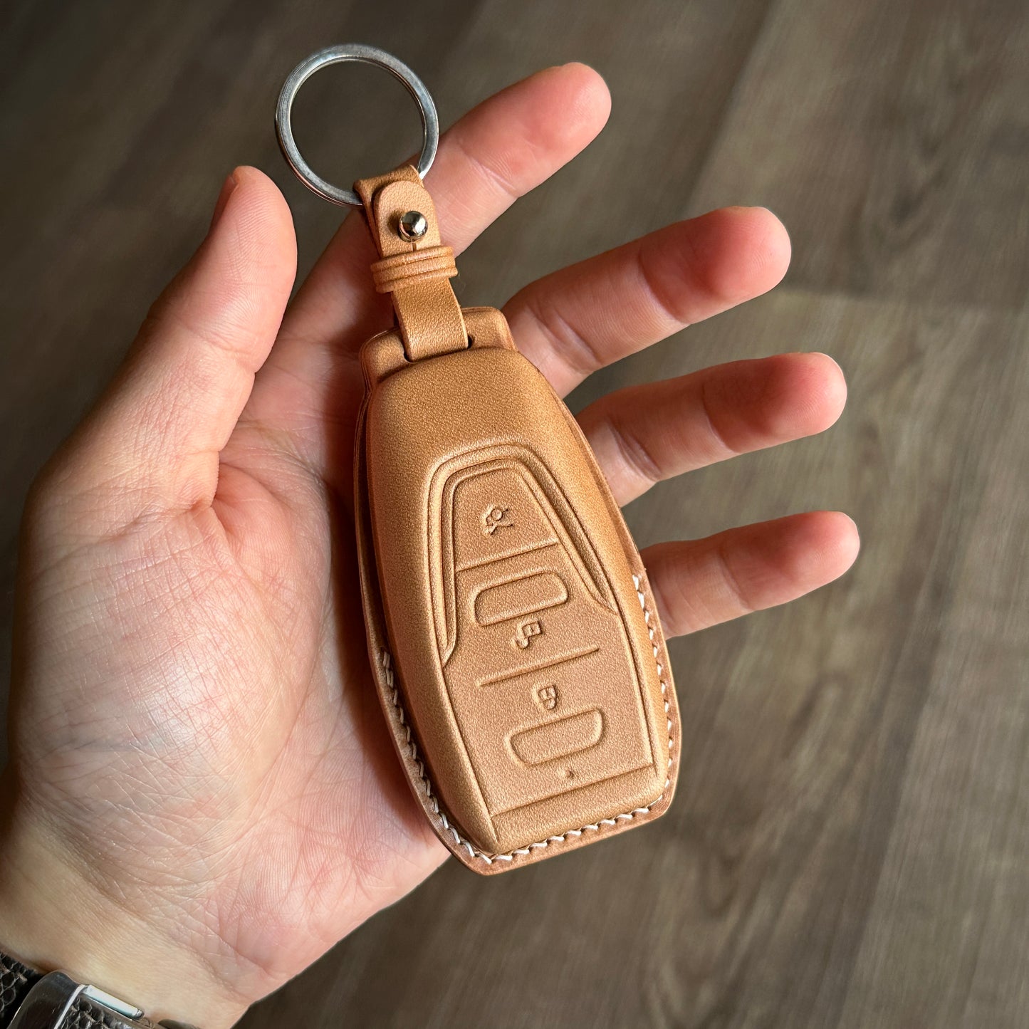 Aston Martin key fob cover, key case, Buttero Leather