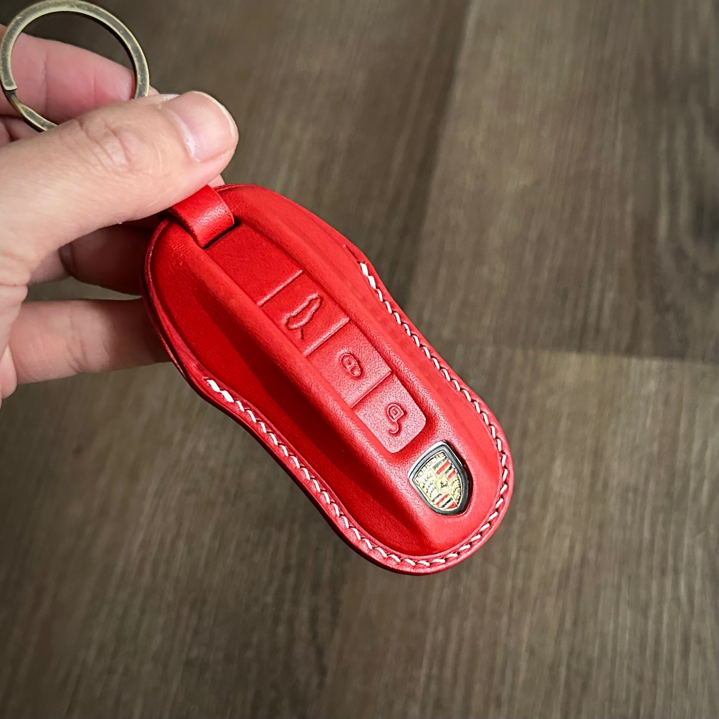 Porsche key fob cover, Buttero Leather