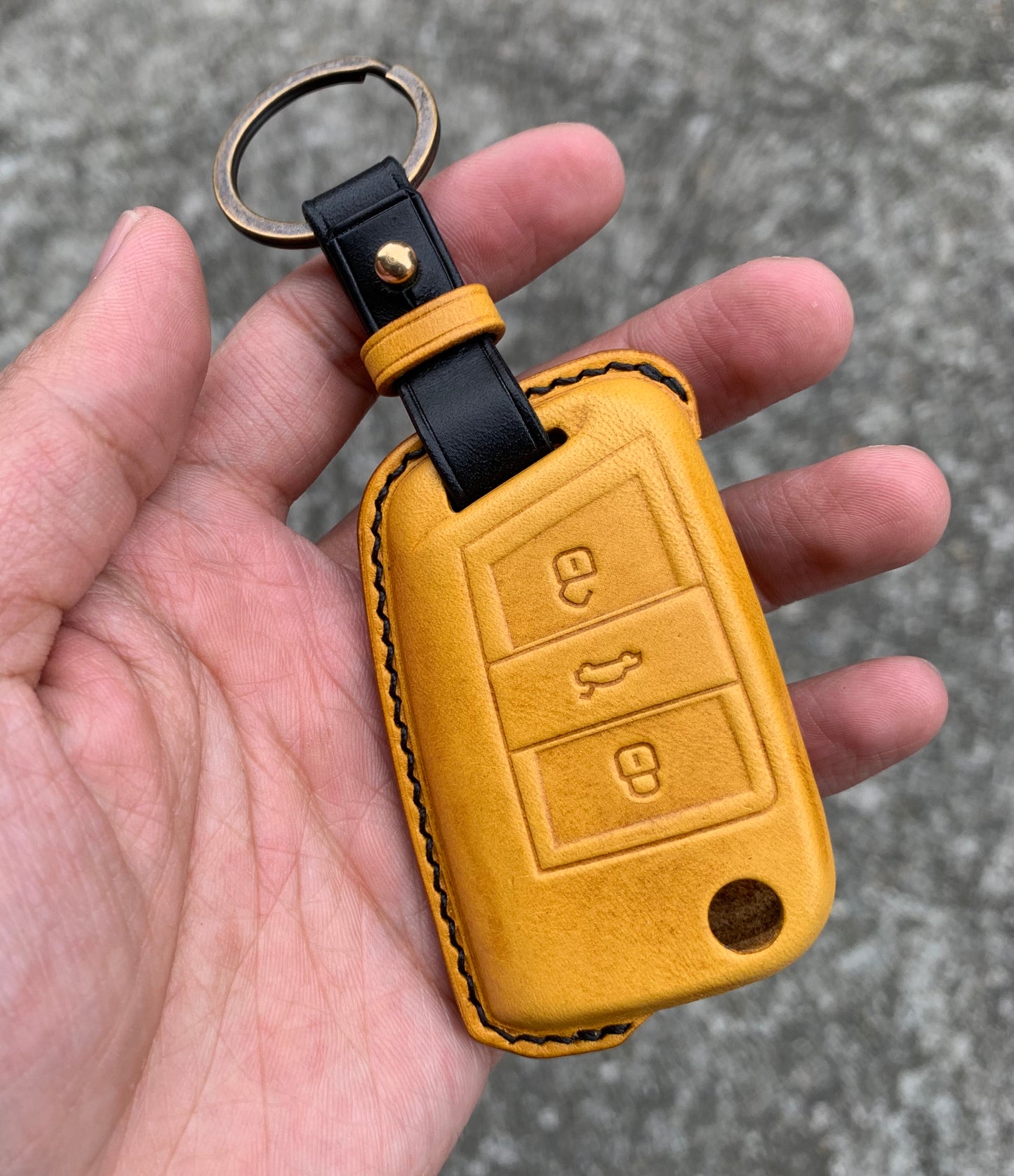 Volkswagen key fob cover, Buttero Leather key case