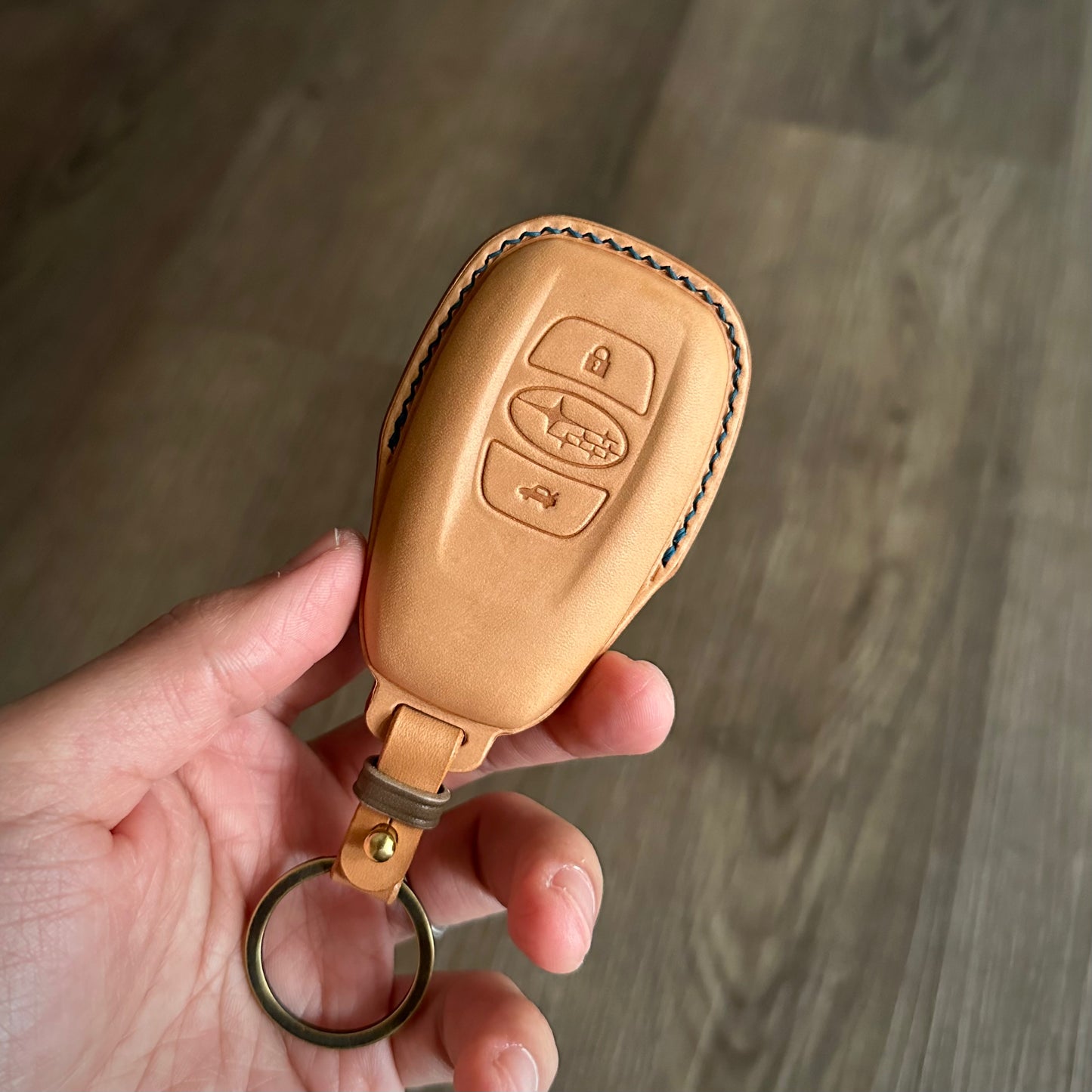 Subaru key fob cover, Buttero Leather key case