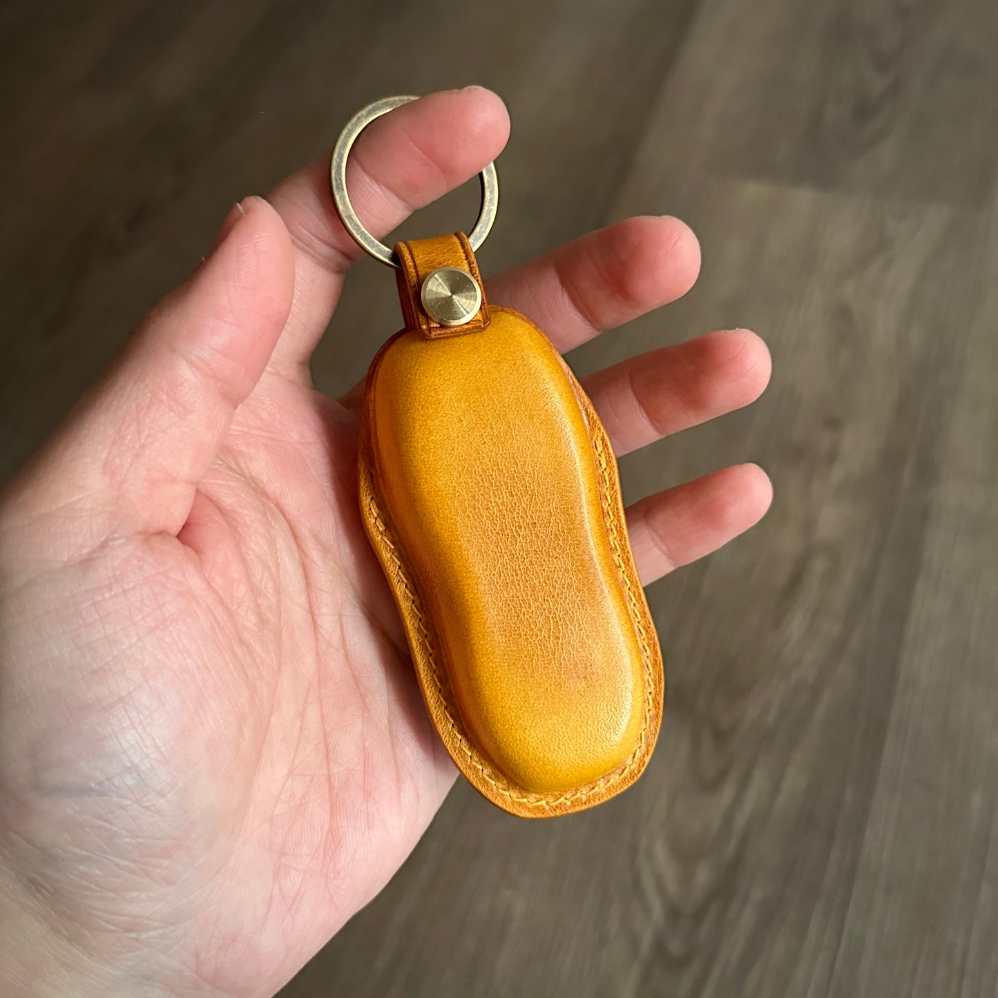 Porsche key fob cover, key case, Wax leather