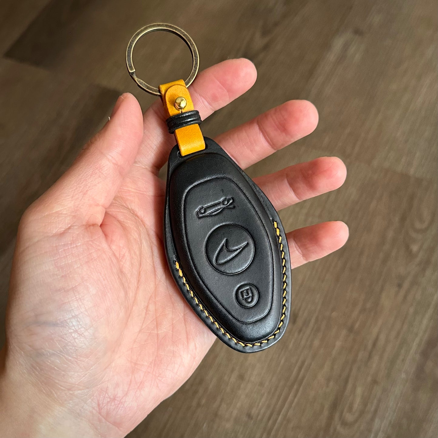 McLaren key fob cover, key case, Buttero Leather