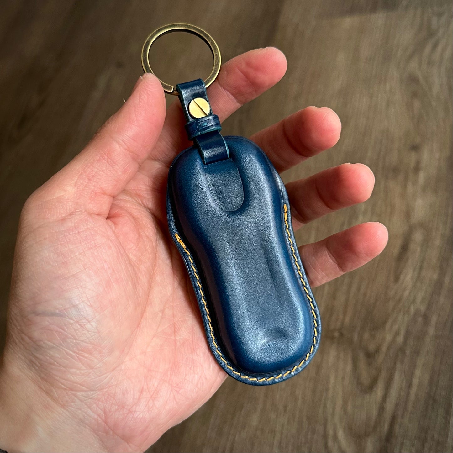 Porsche key fob cover, key case, Shell Cordovan