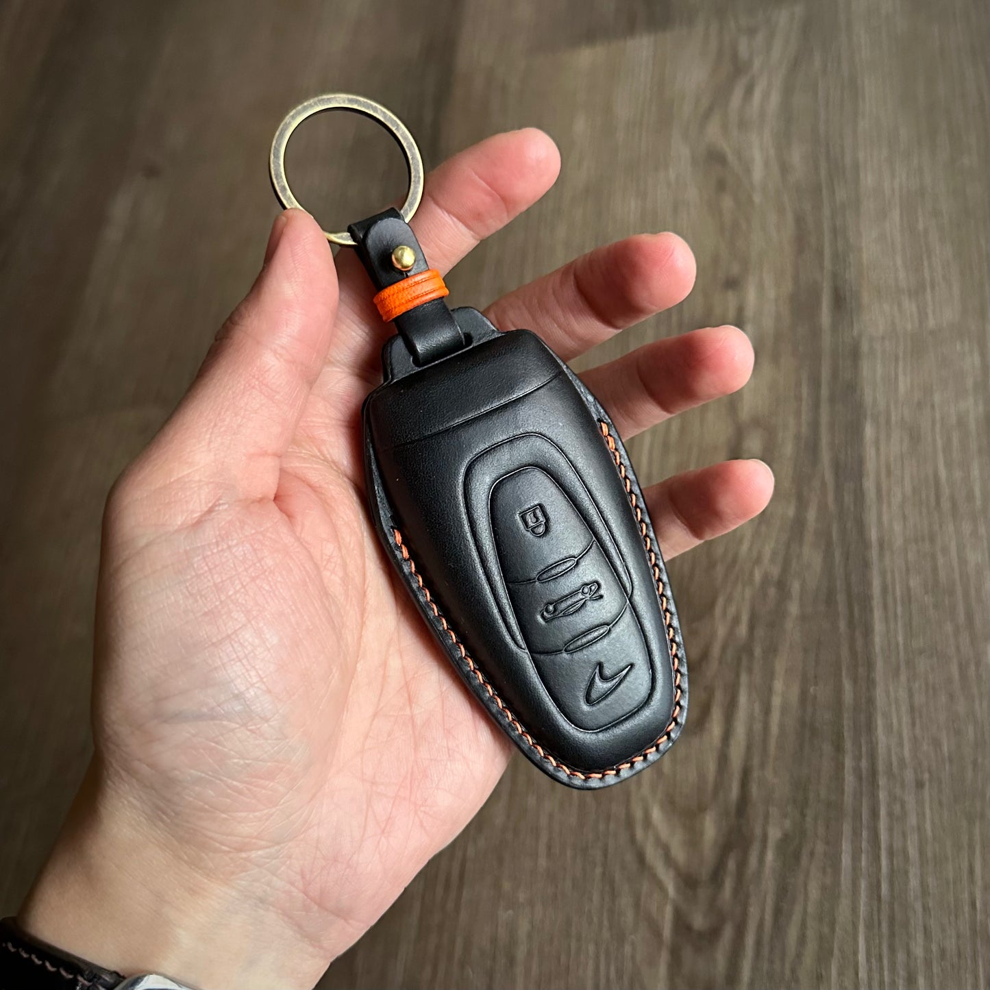 Mclaren leather key case