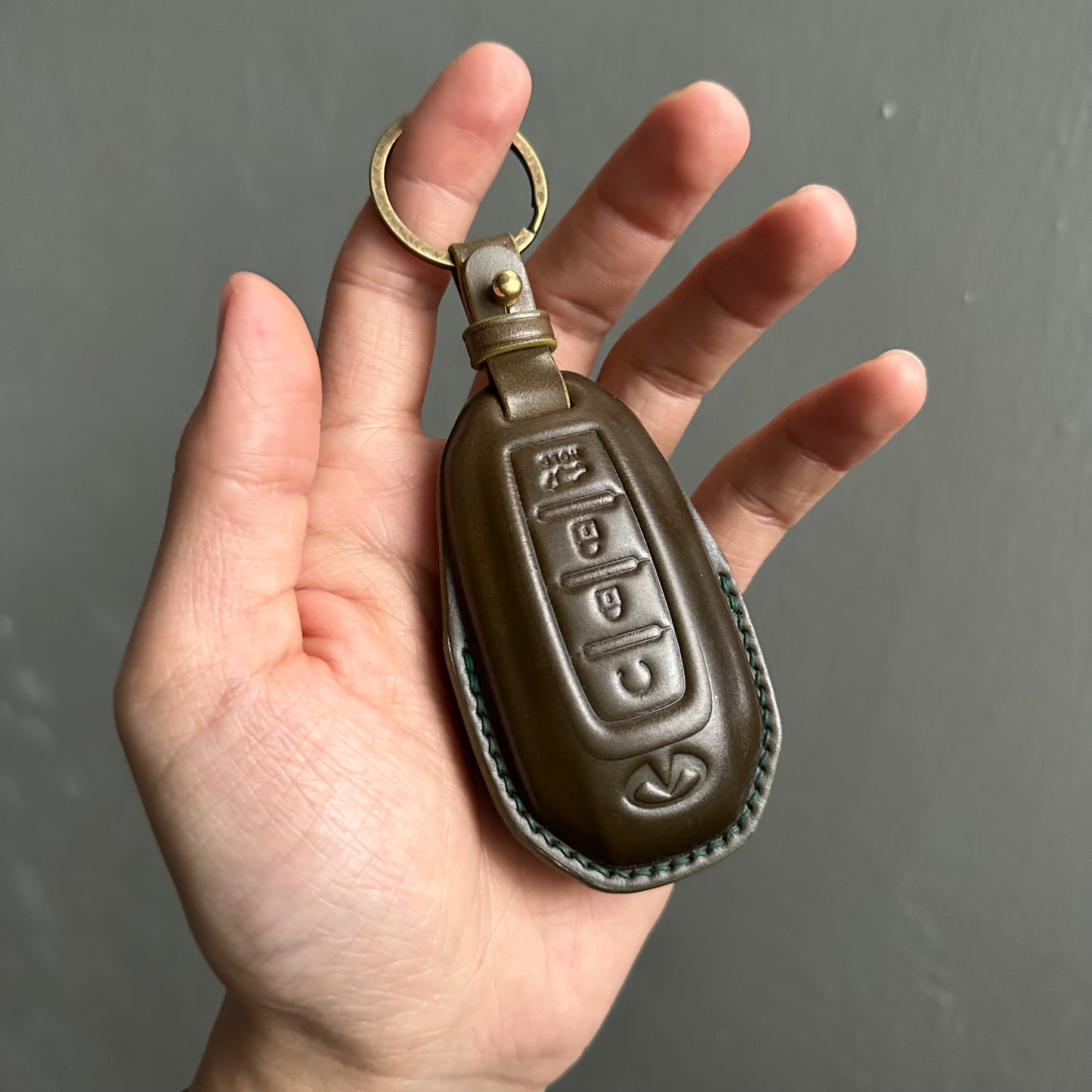 Infiniti key fob cover, Shell Cordovan key case