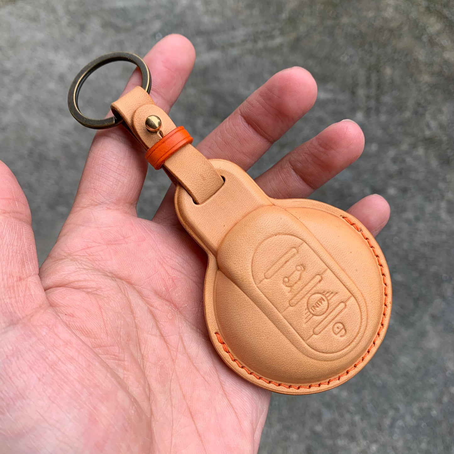 Mini Cooper key case, Buttero Leather