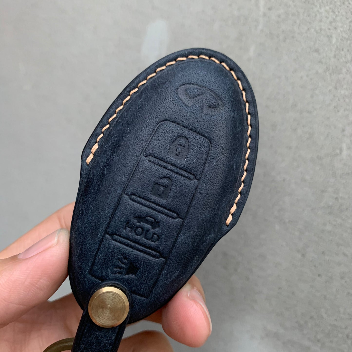 Infiniti key case, Pueblo leather
