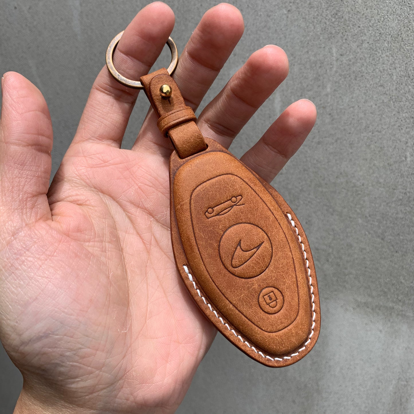 McLaren key case, key fob cover, Pueblo leather