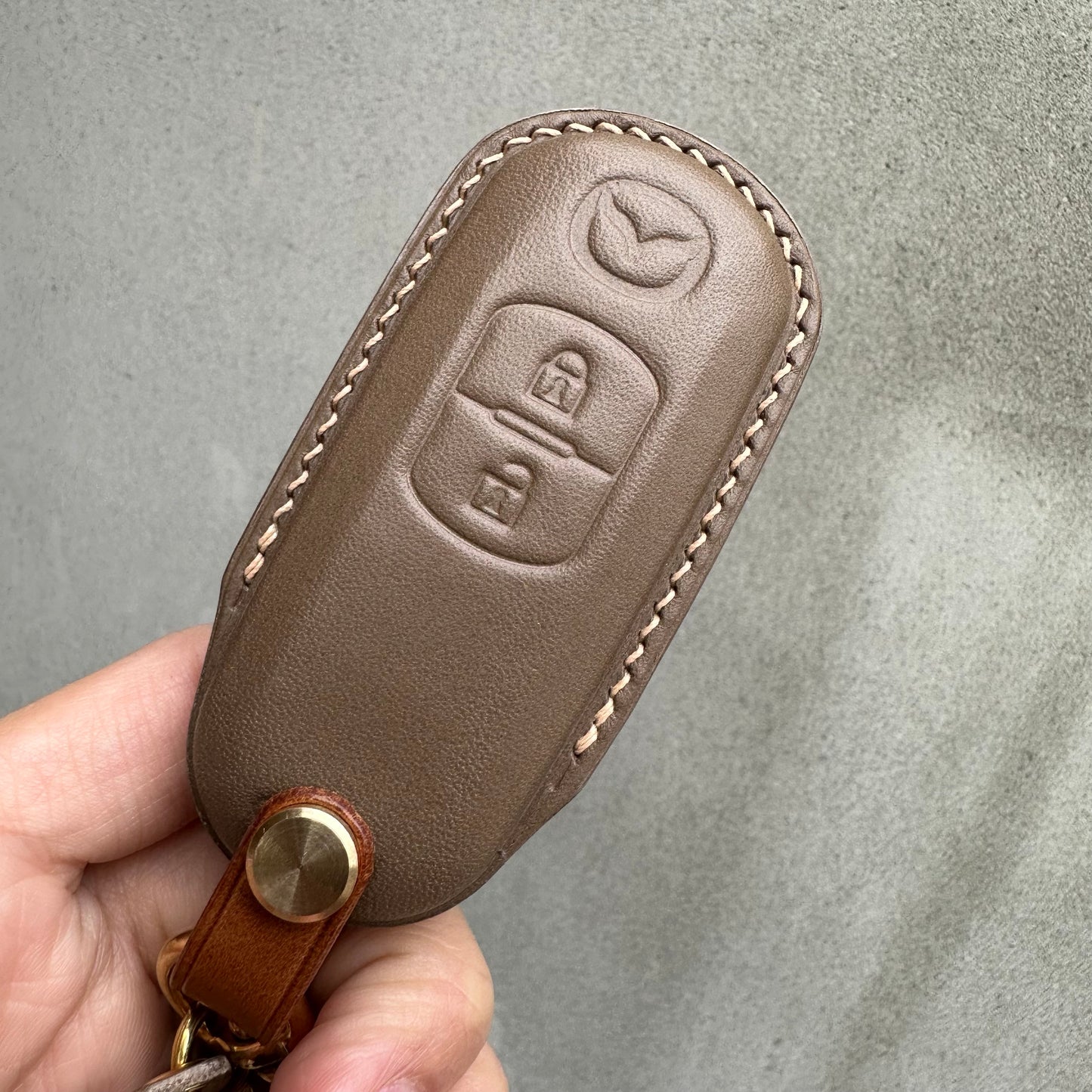 Mazda key fob cover, Buttero Leather key case