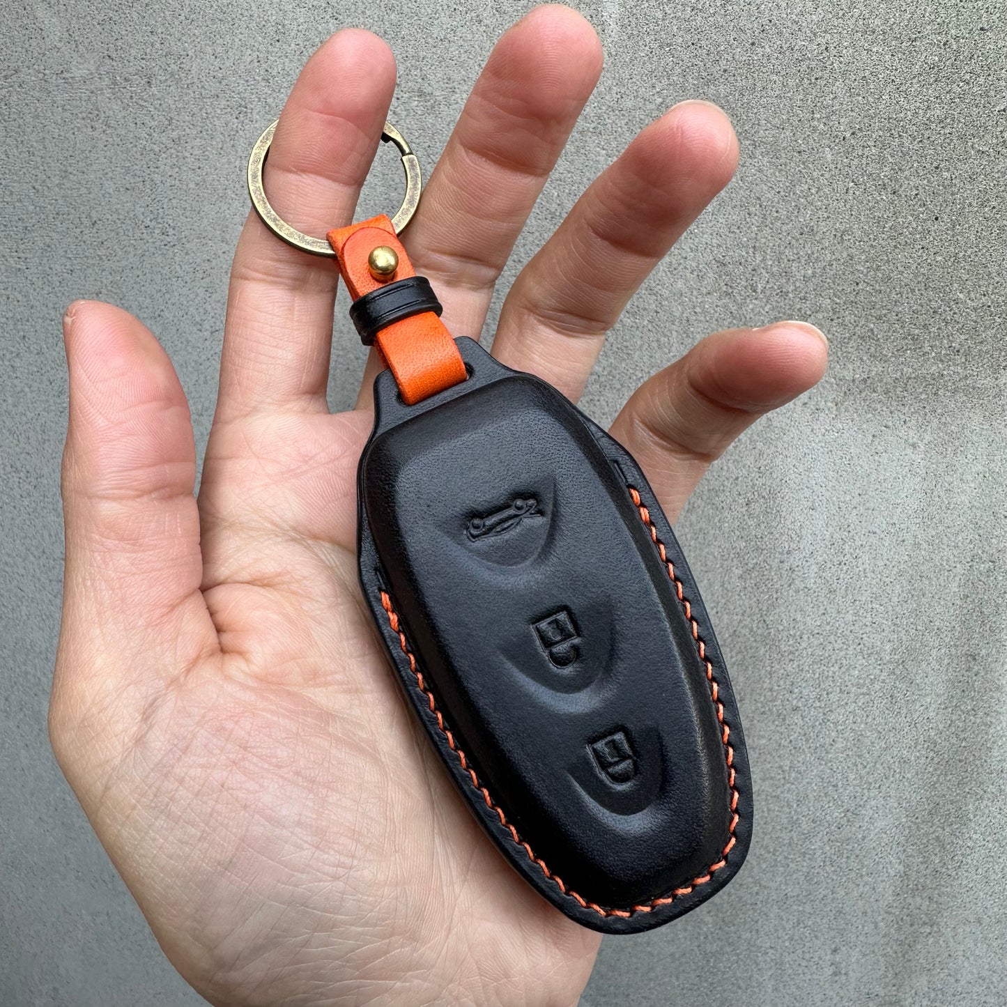 McLaren key fob cover, key case, Buttero Leather