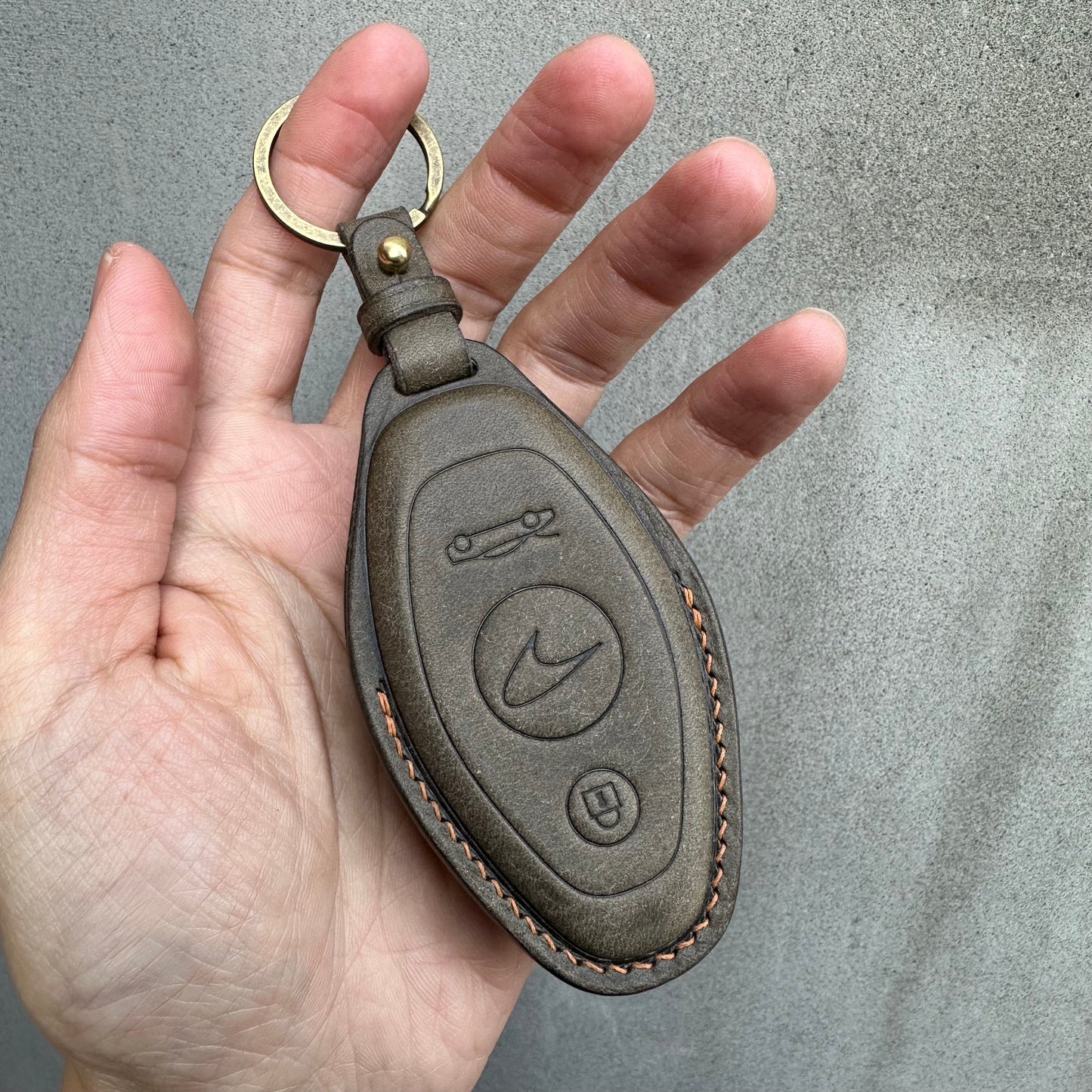 McLaren key case, key fob cover, Pueblo leather
