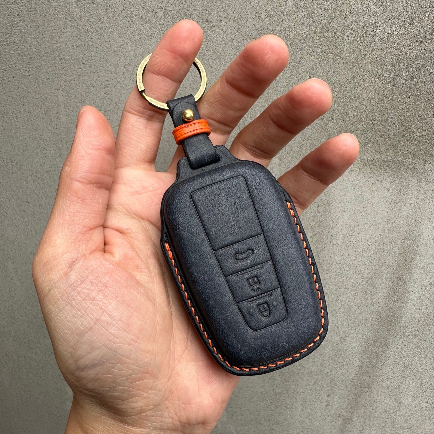 Toyota key fob cover, Pueblo leather