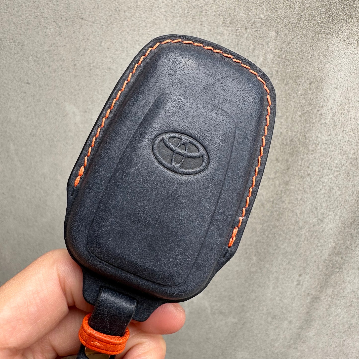 Toyota key fob cover, Pueblo leather