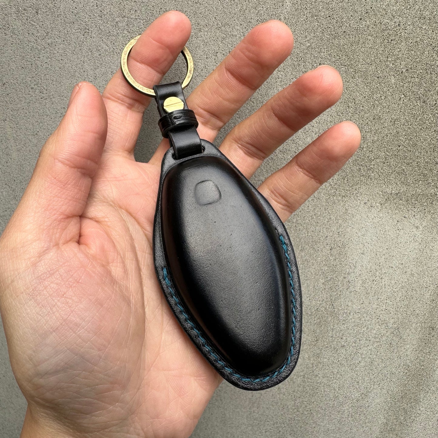 McLaren key fob cover, Shell Cordovan