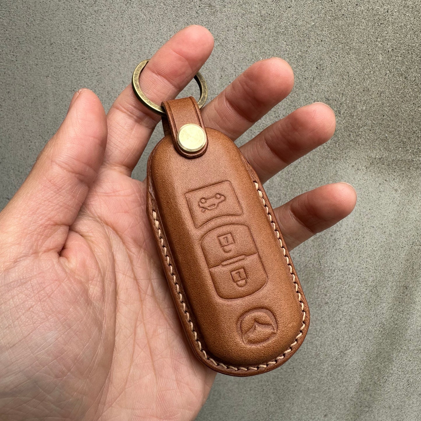 Mazda key fob cover, Buttero Leather key case