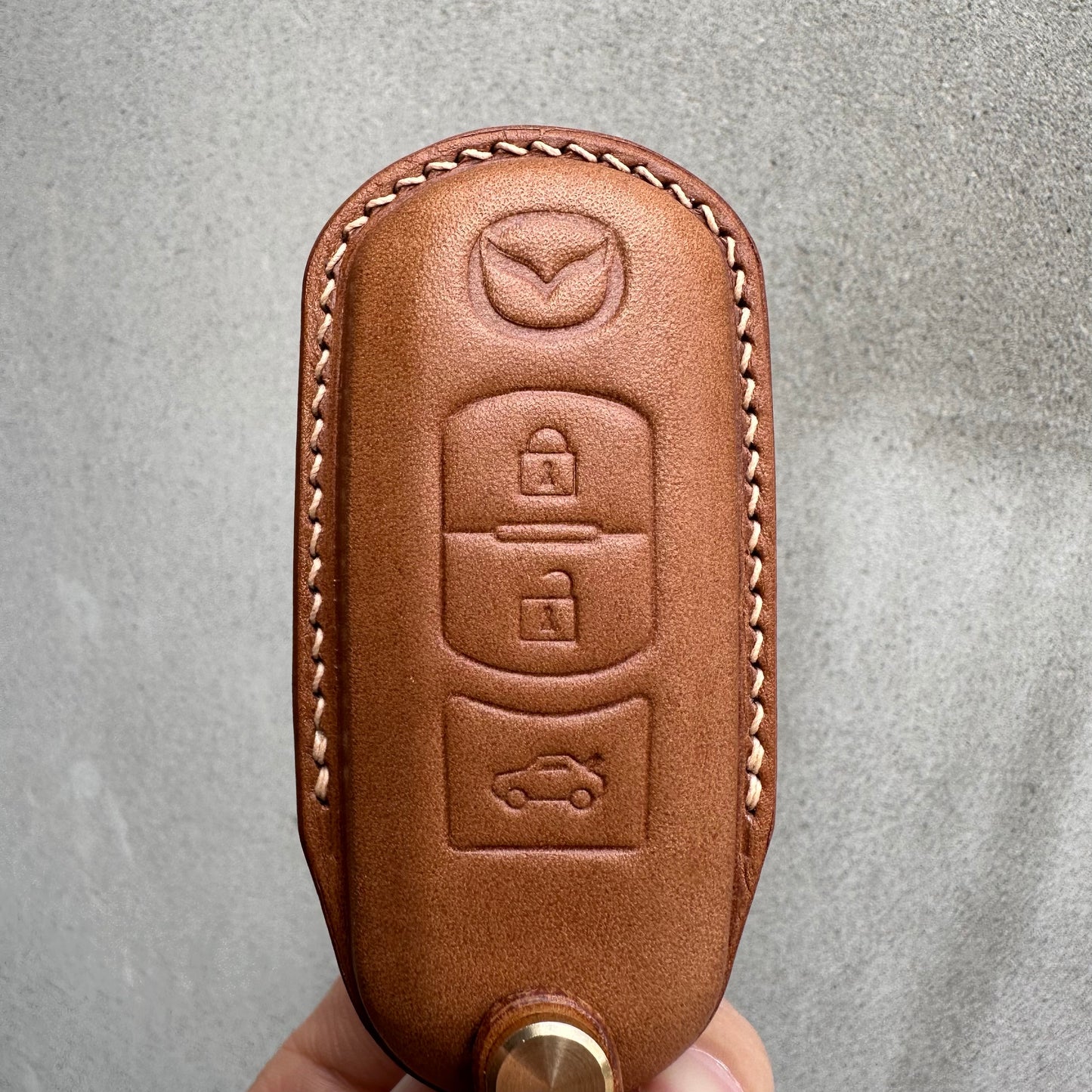 Mazda key fob cover, Buttero Leather key case